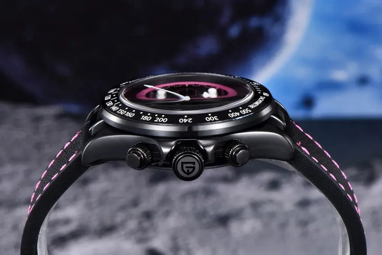 Chronograph Watch Racing car Sport Waterproof AR Sapphire glass - Inspirational Watches