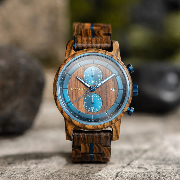 Vintage Wooden Watch for Men – Luxury Original Wristwatch with Premium Design - Inspirational Watches