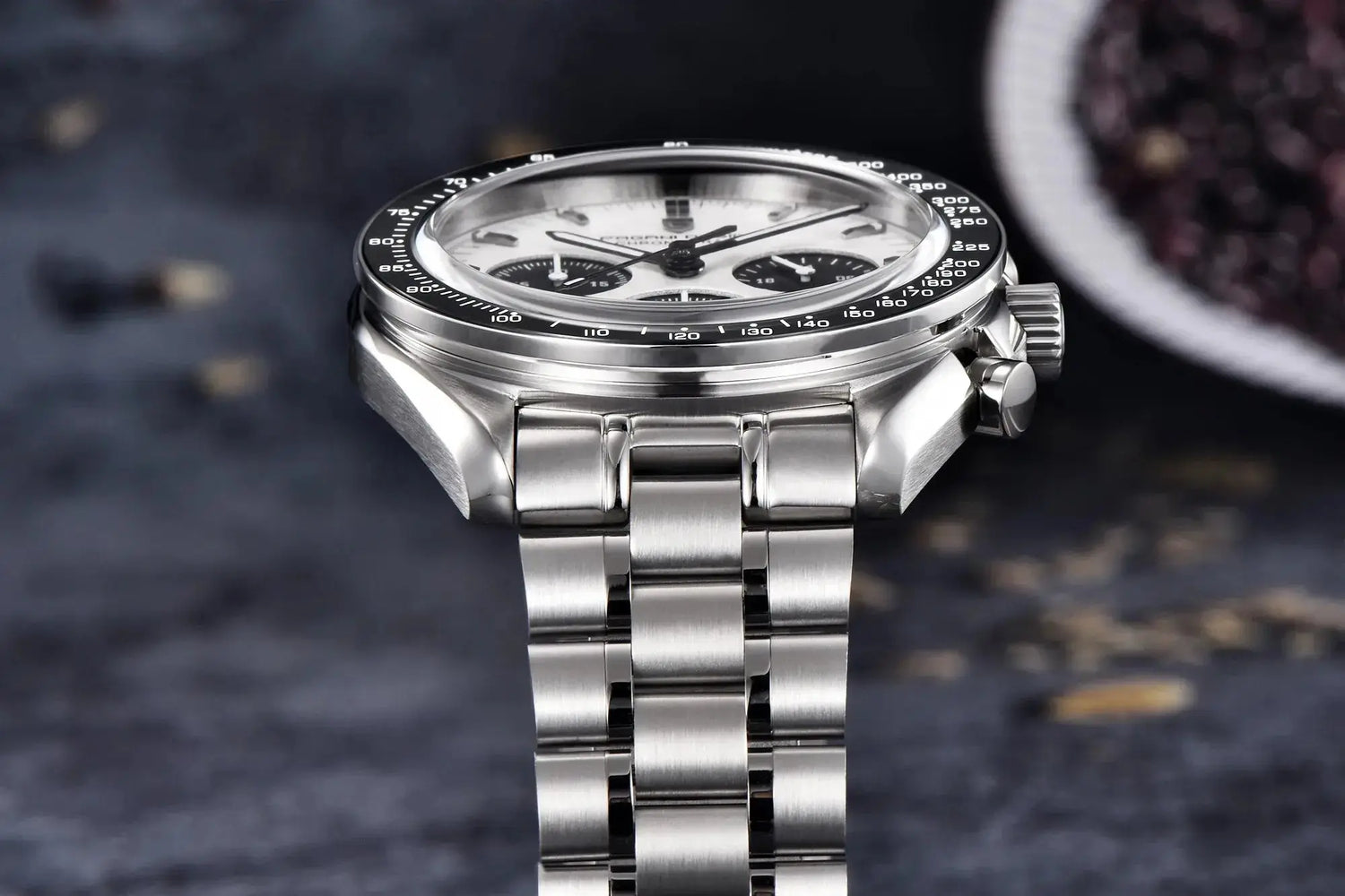 Luxury Business Mens Watches Chronograph AR Sapphire Mirror Waterproof - Inspirational Watches