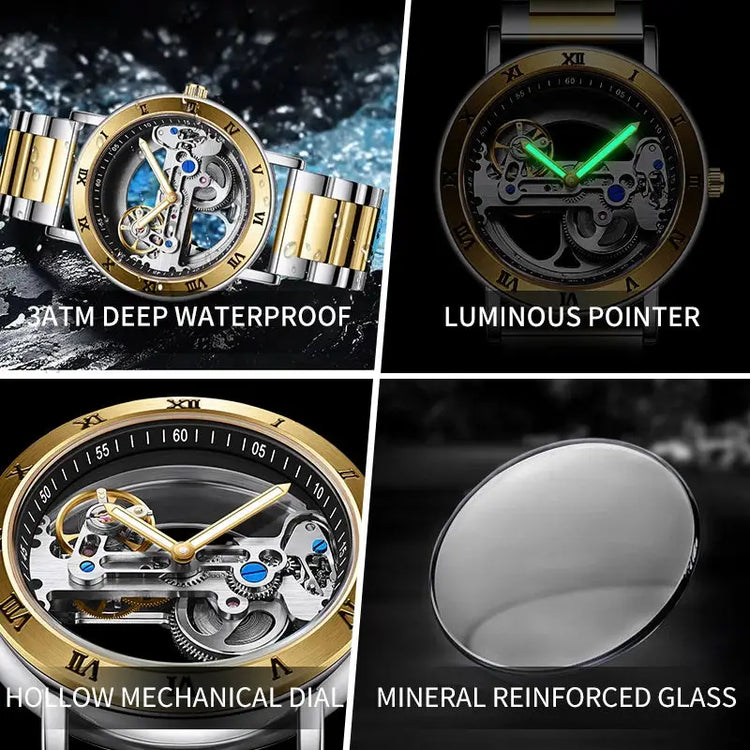 Automatic Skeleton Mechanical Watch
