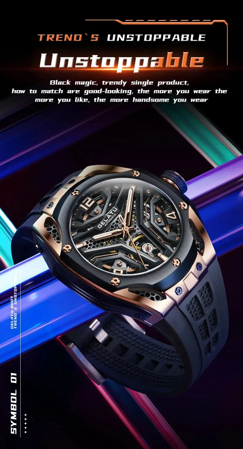 Hollow out Automatic Men&