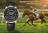 Horse Gambling Full Automatic Mechanical Inspirational Watches