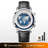 World Time Luxury Business Formal Automatic Mechanical Inspirational Watches