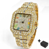 Rainbow Luxury Diamond Watch - Inspirational Watches