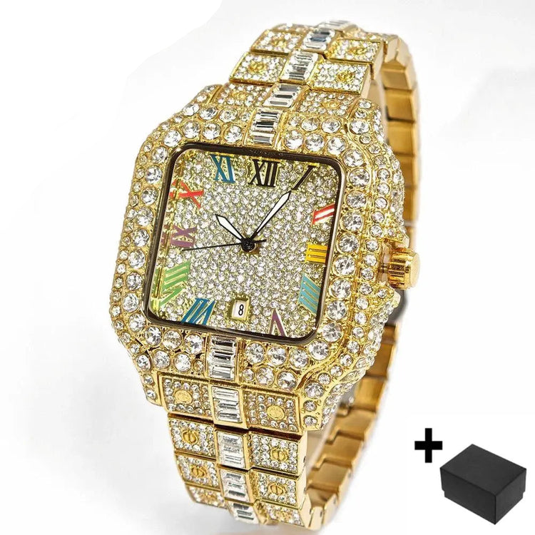 Rainbow Luxury Diamond Watch - Inspirational Watches