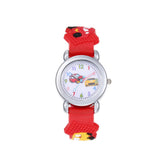 Cute Silicone Car Pattern Kids Watch Inspirational Watches