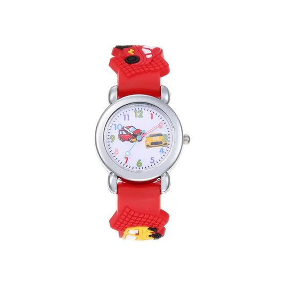 Cute Silicone Car Pattern Kids Watch Inspirational Watches