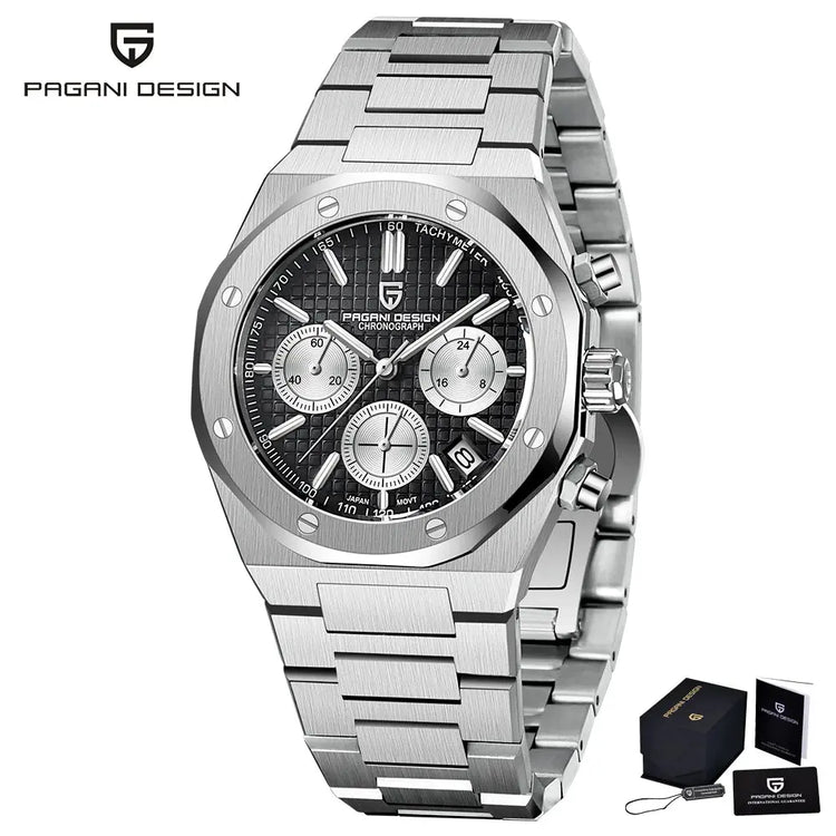 Sapphire Crystal Luminous Stainless Steel 200m Waterproof Watch - Inspirational Watches