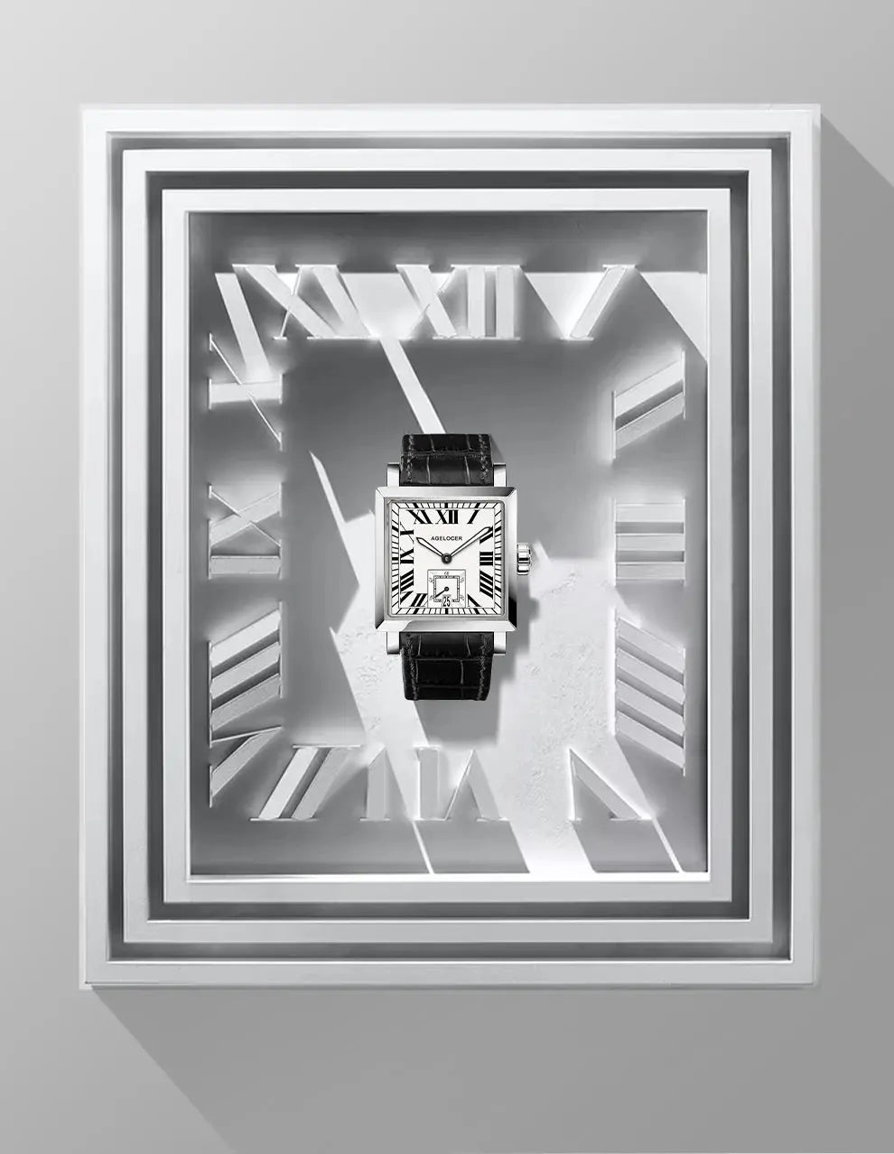 Square Business Formal Automatic Mechanical Inspirational Watches