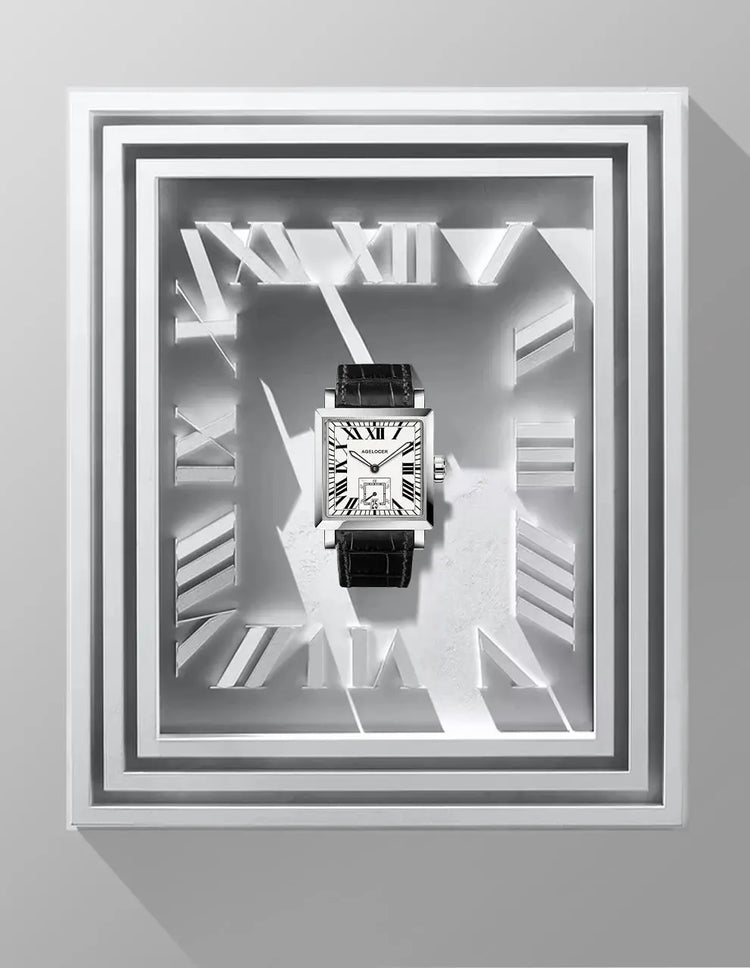 Square Business Formal Automatic Mechanical Inspirational Watches