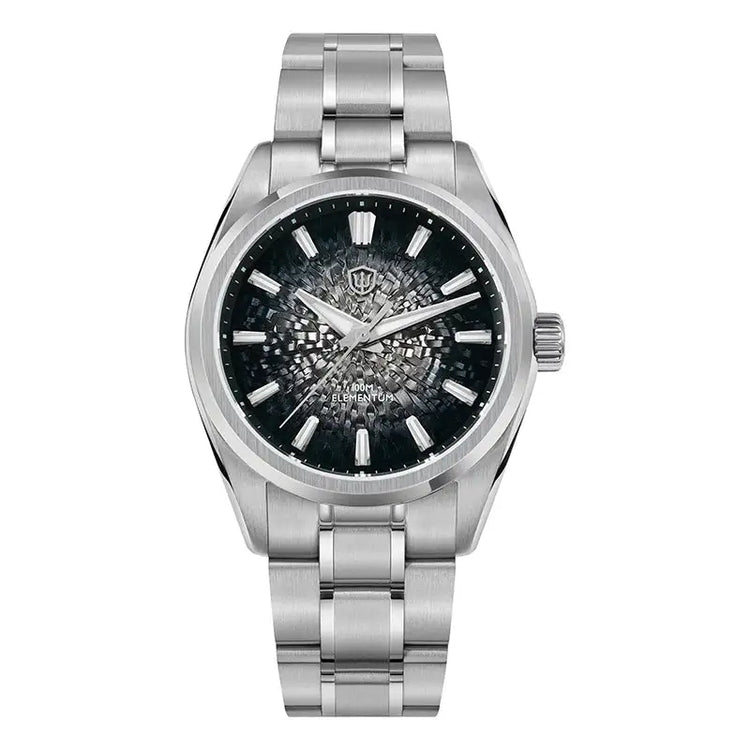Watchdives WD0003C Quartz Watch VH31 Sweep Seconds Movement 38mm ice Crack Dial Sapphire Luminous 100m Waterproof Men Wristwatch Inspirational Watches