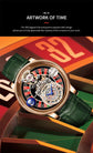 Relogio PINDU Fixed Roulette Watch Latest Design Quartz Watch Men Waterproof Leather Man Wristwatch Upgraded Version Inspirational Watches