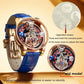 Relogio PINDU Fixed Roulette Watch Latest Design Quartz Watch Men Waterproof Leather Man Wristwatch Upgraded Version Inspirational Watches