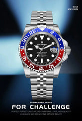 MACARLON Design 2026 New NH35 Mechanical Watch Men 41mm Sapphire Glass Luminous Stainless Steel 300M Waterproof Automatic Watch Inspirational Watches