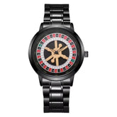Gambling Stainless Steel Quartz Watch Inspirational Watches