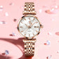 Faceted Dial Women’s Quartz Watch