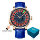 Wood Grain Mechanical Button Gambling Table Game Roulette - Inspirational Watches