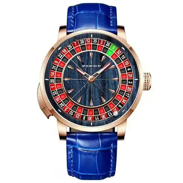 Wood Grain Automatic Roulette Watch Inspirational Watches