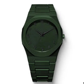 Simple Black Male Quartz Watches Arabic digital Casual Drip Oil Strap - Inspirational Watches
