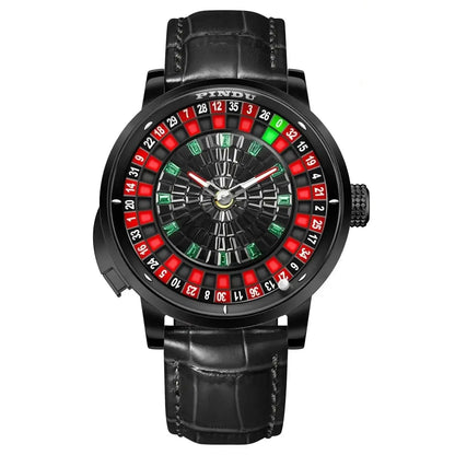 Automatic Roulette Watch – Rotating Casino Dial Inspirational Watches