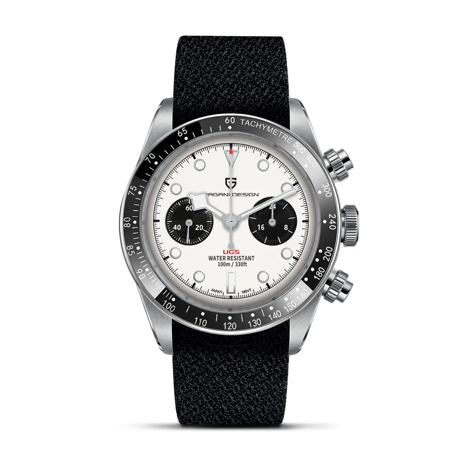 Panda Retro Sport Chronograph Luxury Quartz Watch For Men Sapphire mirror 10Bar Waterproof - Inspirational Watches