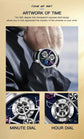 PINDU Design Starry Twelve Constellations Mechanical Watch Sapphire Waterproof Men Mechanical Wristwatches Miyata 8215 Movement Inspirational Watches