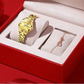 Gold Phoenix Women Luxury Swiss Certified Automatic Mechanical Watch - Inspirational Watches