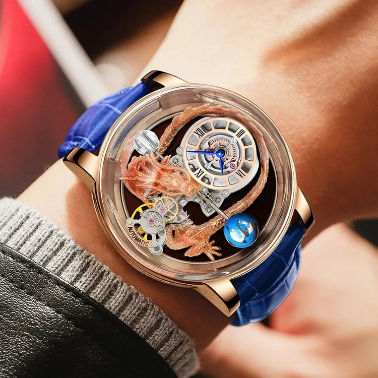 Relogio PINDU Fixed Roulette Watch Latest Design Quartz Watch Men Waterproof Leather Man Wristwatch Upgraded Version Inspirational Watches