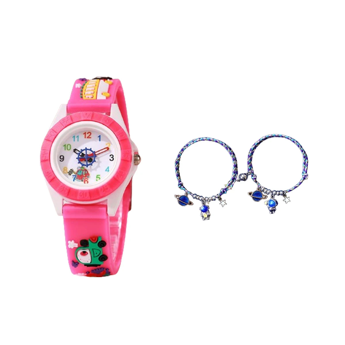 Fun Cartoon Car Kids Watch Inspirational Watches