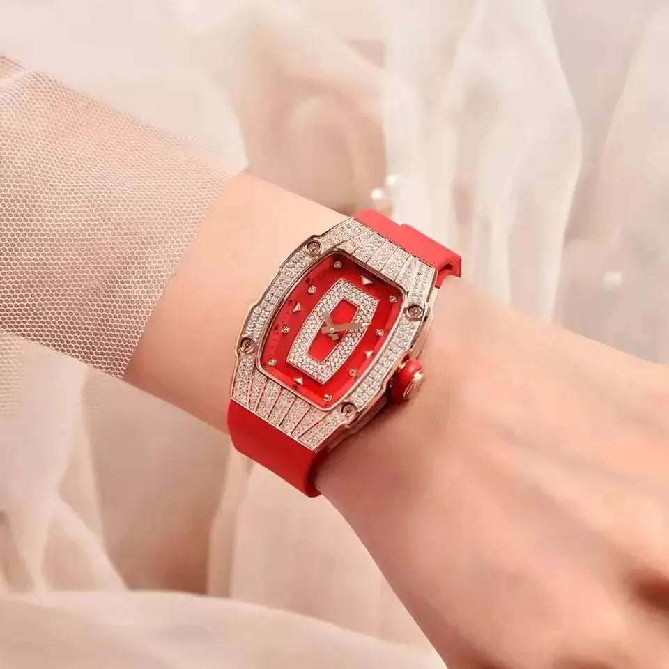 Fashion Women Creative Diamond Inlaid Waterproof Watches - Inspirational Watches