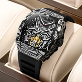 Fully automatic skeleton mechanical watch, fashionable personality, luxury hot men&