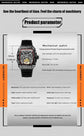 Fashionable Fully automatic skeleton mechanical watch Inspirational Watches