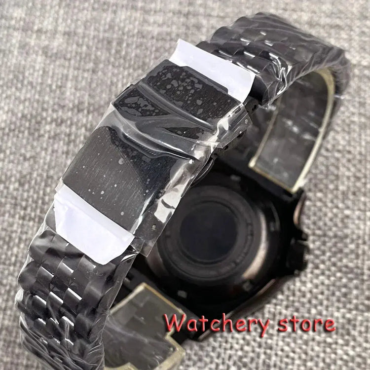 Domed Sapphire Glass NH36 Automatic Movement 200m Waterproof 120 Clicks Black Green Luminous Watch - Inspirational Watches