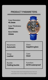 Space Series Unique Design Three-dimensional Dial Mechanical Watch - Inspirational Watches