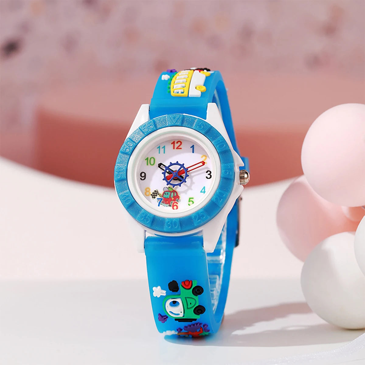 Fun Cartoon Car Kids Watch Inspirational Watches