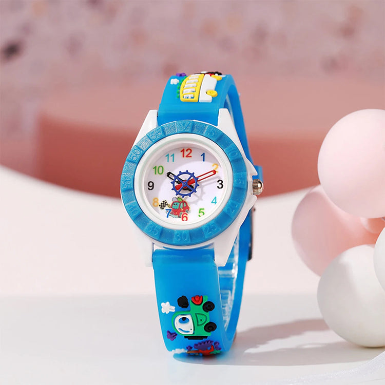 Fun Cartoon Car Kids Watch Inspirational Watches