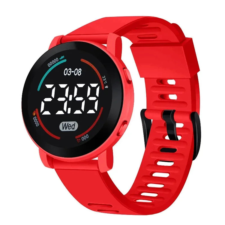 Waterproof LED Digital Luminous Kids Sports Watch Inspirational Watches