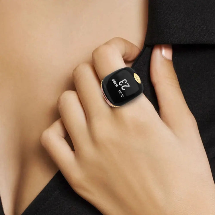 Finger Counter Smart Electronic Digital Finger Ring Tally Counter Time Reminder Bluetooth Vibration Waterproof Counter Inspirational Watches