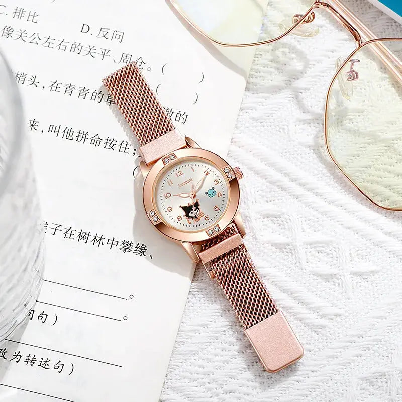 Fashion Hello Kitty Diamond Women Watch Inspirational Watches
