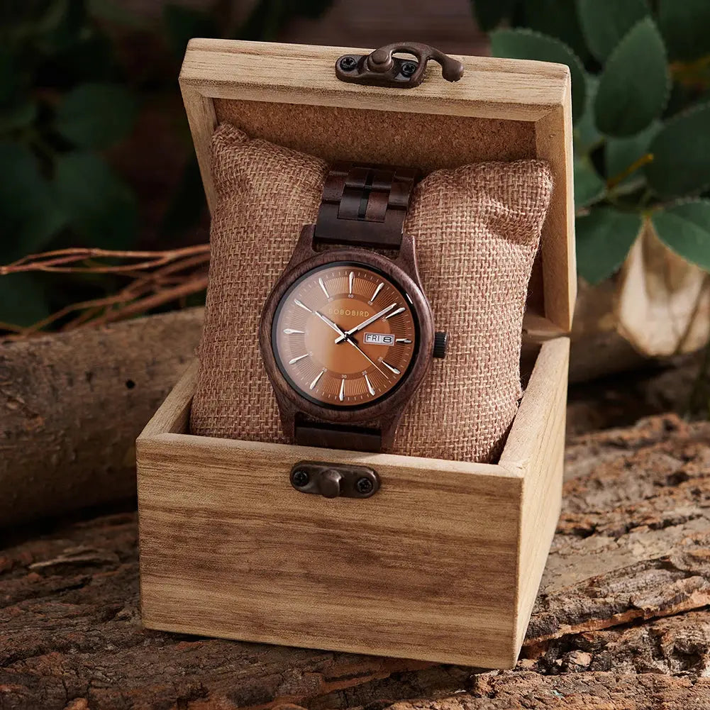 Wood Fashion Chronograph Watch Inspirational Watches
