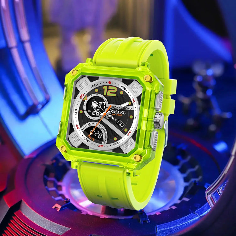 Military Watches Men Watch 2025 New 50M Waterproof Wristwatch Stopwatch Alarm LED Light Digital Watches 8121 Men&