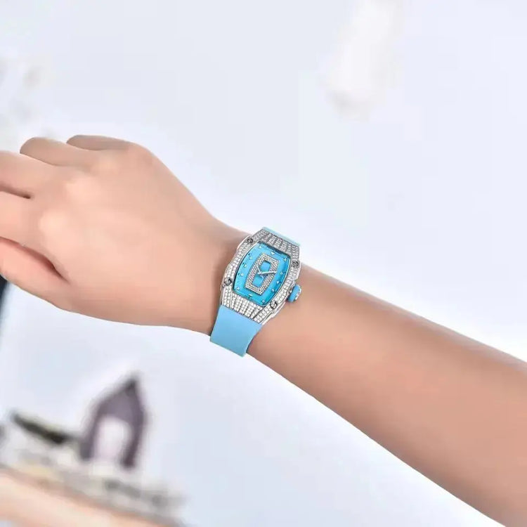 Fashion Women Creative Diamond Inlaid Waterproof Watches - Inspirational Watches