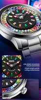 Mark Fairwhale New Quartz Watch For Men Fruit Rotating Dial Wristwatch Luxury Waterproof  Clock Man Fashion Watch 2026 Top Brand Inspirational Watches