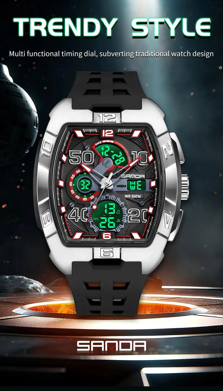 Fashion Chronograph Multi-function Electronic watch - Inspirational Watches