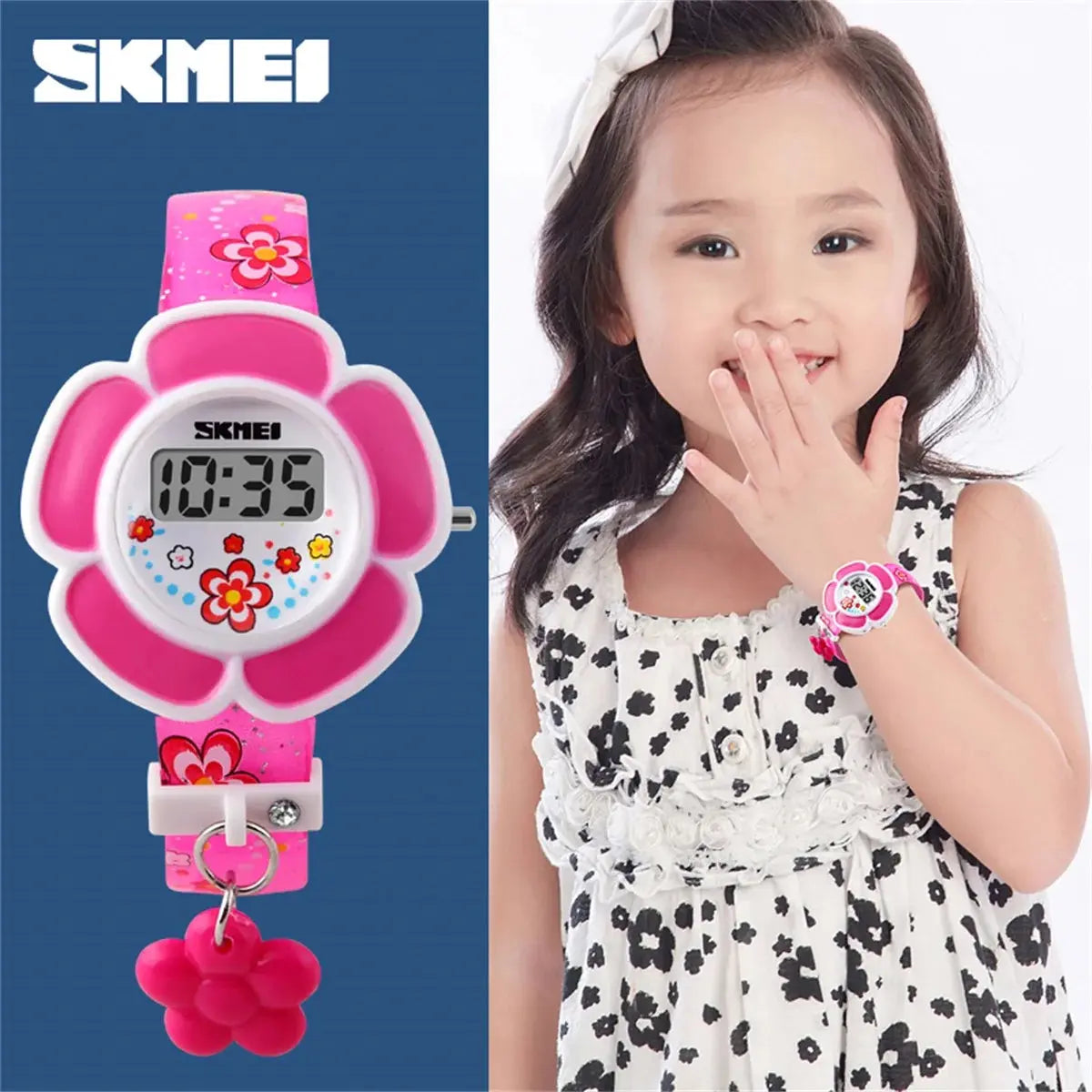 Flower Electronic Kids Watch Inspirational Watches