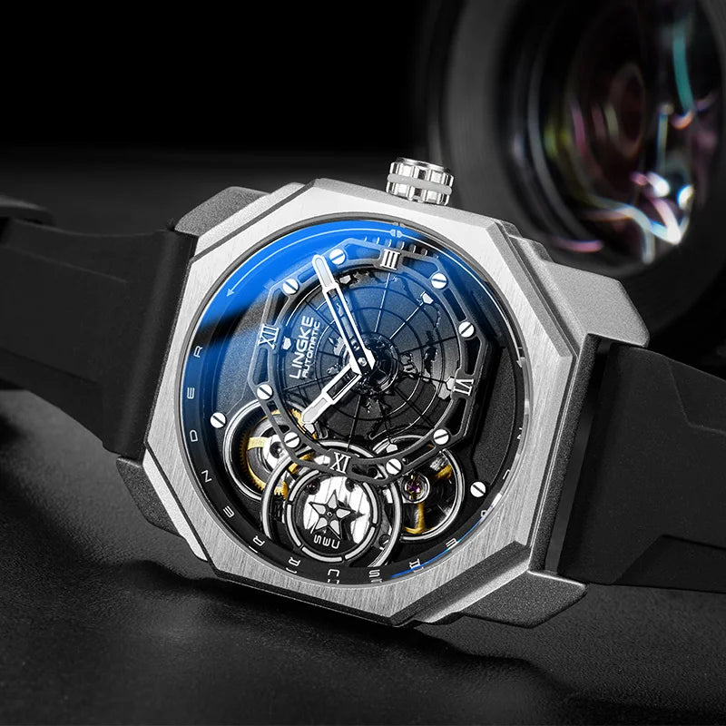 Mens Skeleton Dial Sport Mechanical Watches For Men Luxury Brand Pagani Designs Watch Waterproof Quartz Wristwatch Montre Homme Inspirational Watches