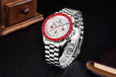 Luxury Business Mens Watches Chronograph AR Sapphire Mirror Waterproof - Inspirational Watches