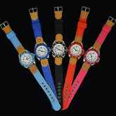 Colorful Number Kids watch Fabric Strap Inspirational Watches