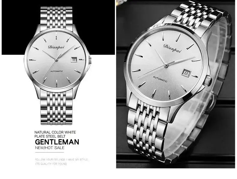 Automatic Mechanical Luxury Thin Edition with Calendar Watch Inspirational Watches