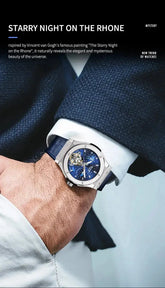 Moon Phase Automatic Luxury Fashion Business Watch Inspirational Watches